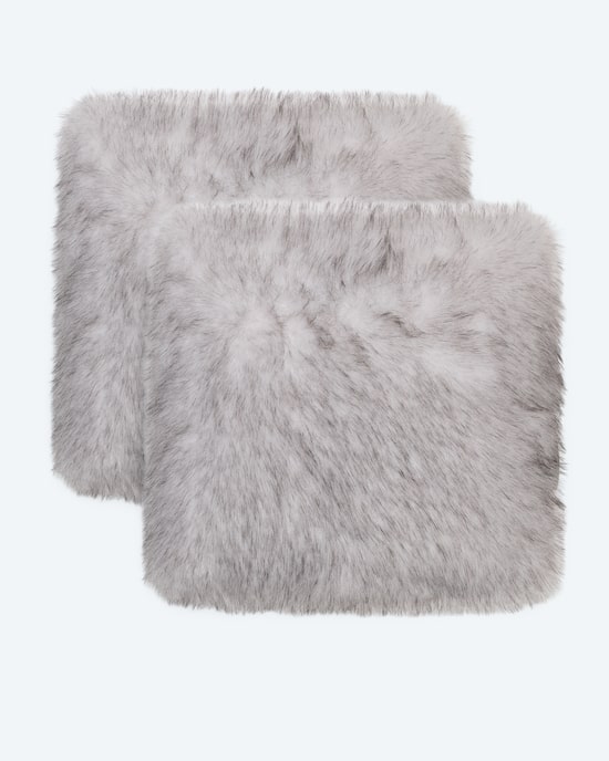 Produktabbildung für Kissen in Fuchsfell-Optik, 2tlg.