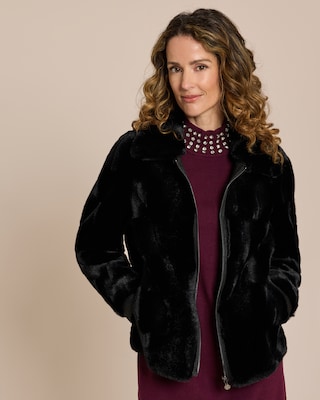 Produktabbildung 1 für Webpelzjacke mit Strukturpelz