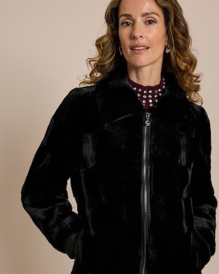 Produktabbildung 3 für Webpelzjacke mit Strukturpelz