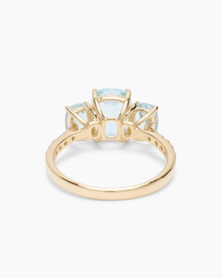 Produktabbildung 3 für Ring mit Aquamarin & Brillanten