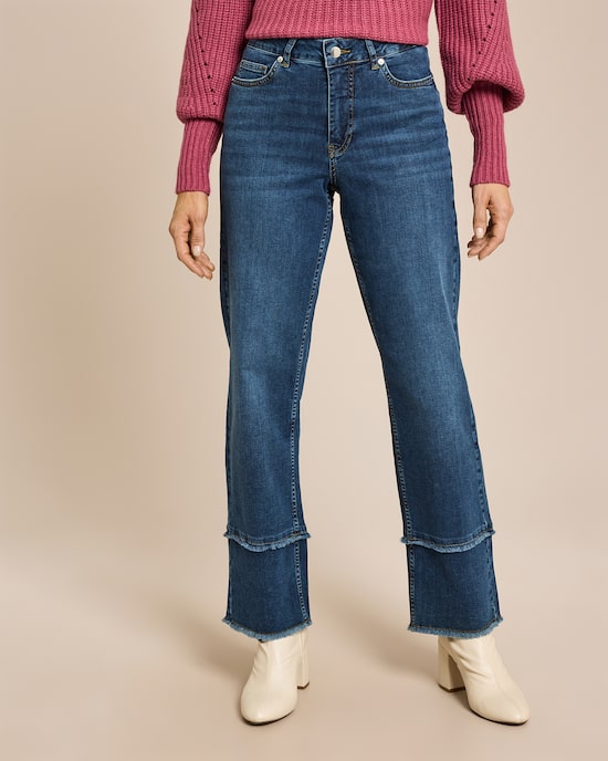Produktabbildung für Jeans mit Fransen