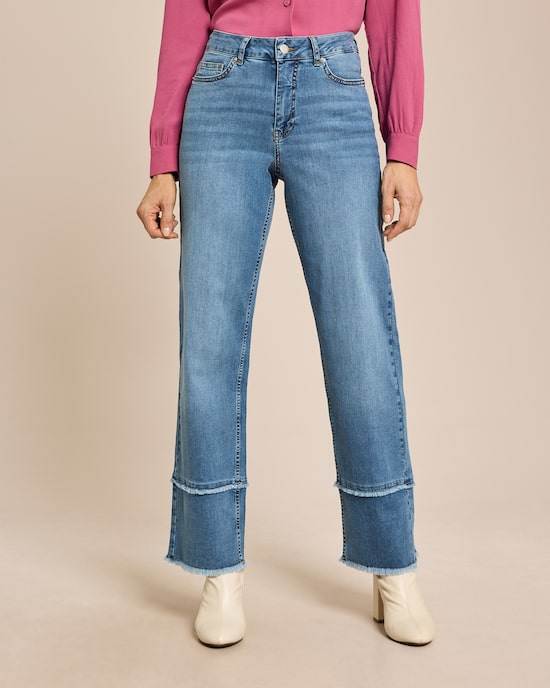 Produktabbildung für Jeans mit Fransen