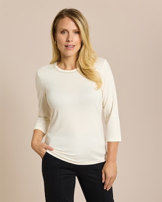 Produktabbildung 2 für Shirt mit Perlendeko