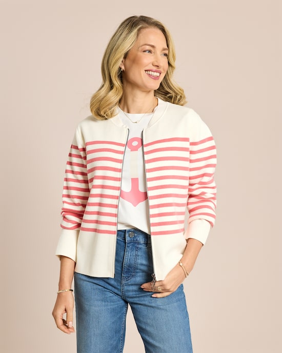Produktabbildung für Gestreifter Cardigan