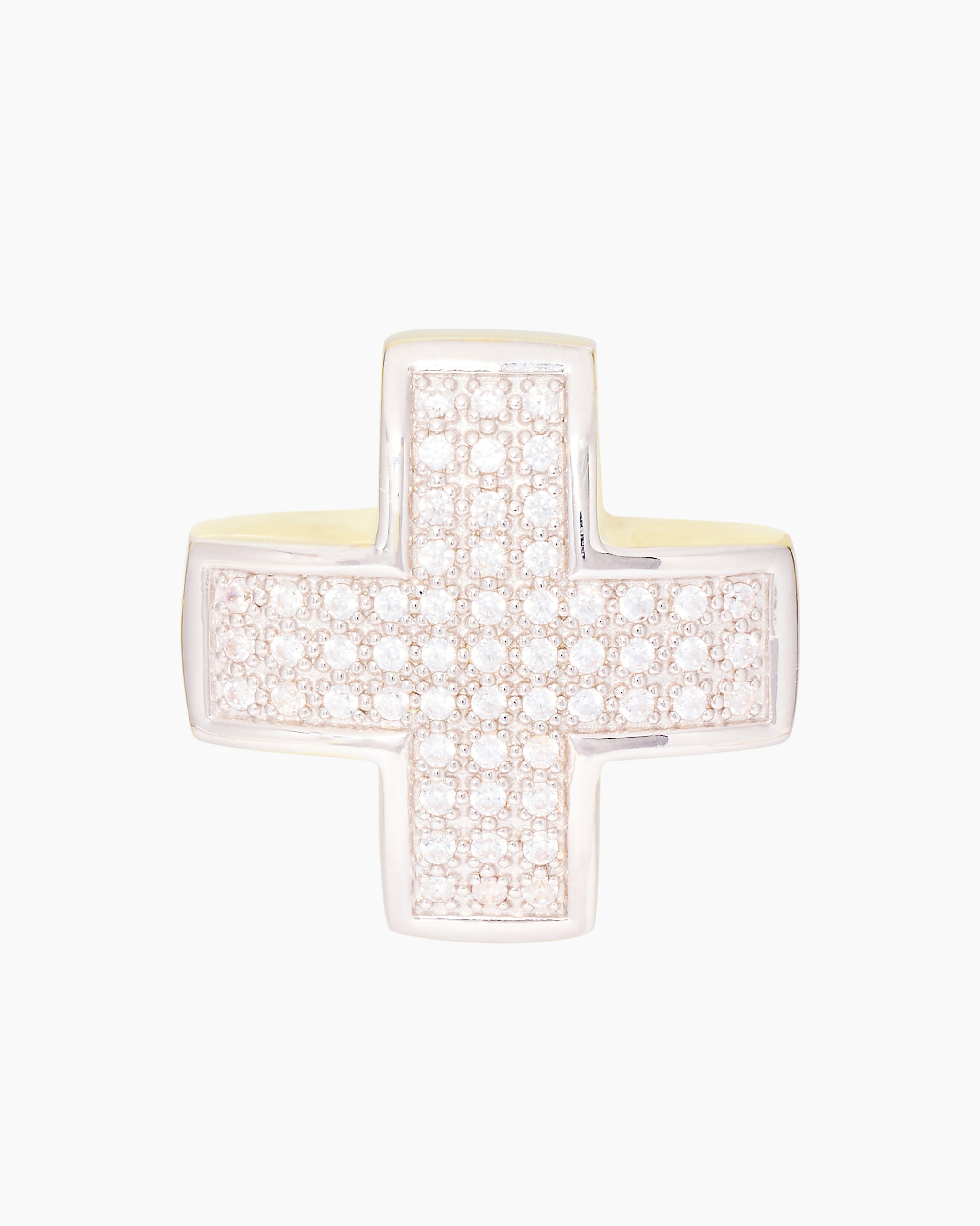 Produktabbildung für Wendeanhänger "Kreuz" mit Zirkonia