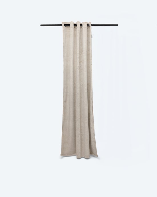 Produktabbildung für Ösenvorhang in Kaninchenfell-Optik