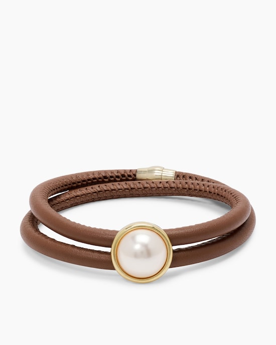 Produktabbildung für Lederband mit MK-Perle 14 mm