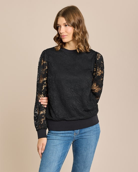 Produktabbildung für Sweatshirt aus Spitze