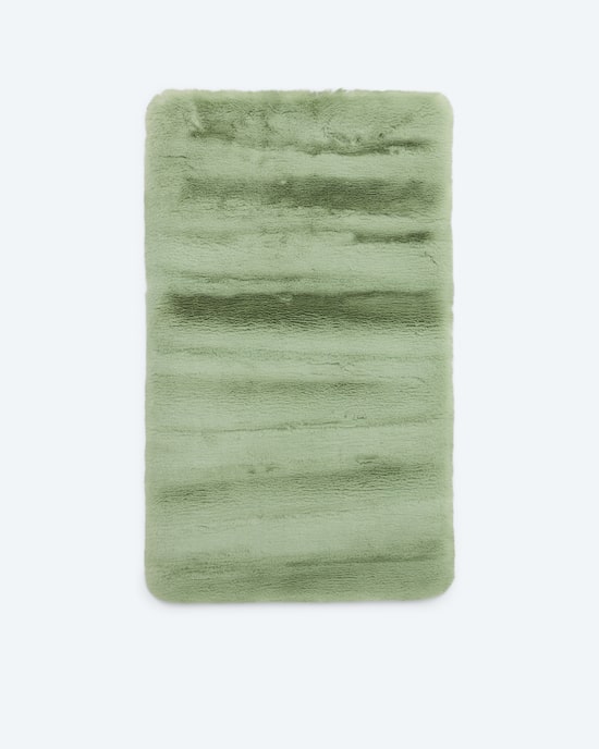 Produktabbildung für Badematte in Kaninchenfell-Optik