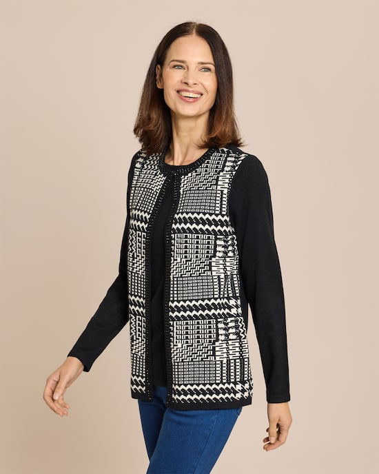 Produktabbildung für Pullover 2-in-1 im Twin-Set-Look