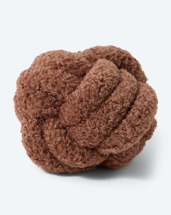 Produktabbildung für Knotenkissen in Teddy-Optik
