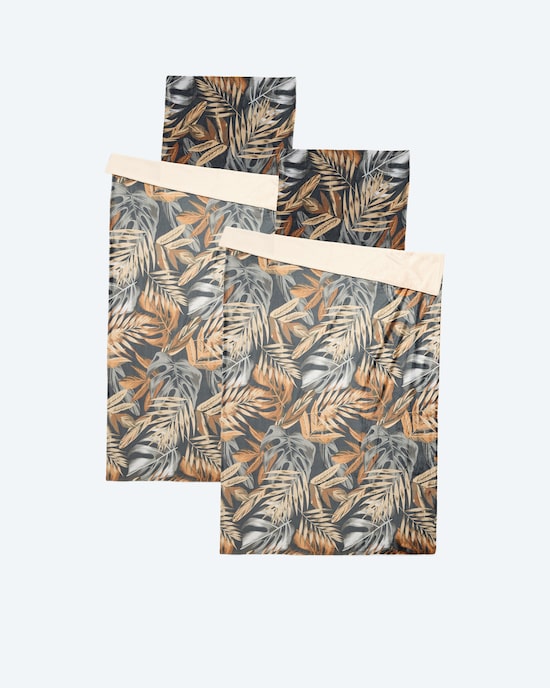 Produktabbildung für Wendebettwäsche "Blätter", 4tlg.