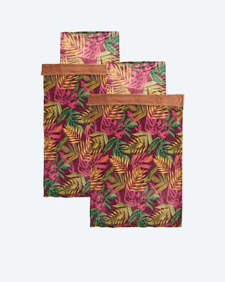 Produktabbildung 5 für Wendebettwäsche "Blätter", 4tlg.