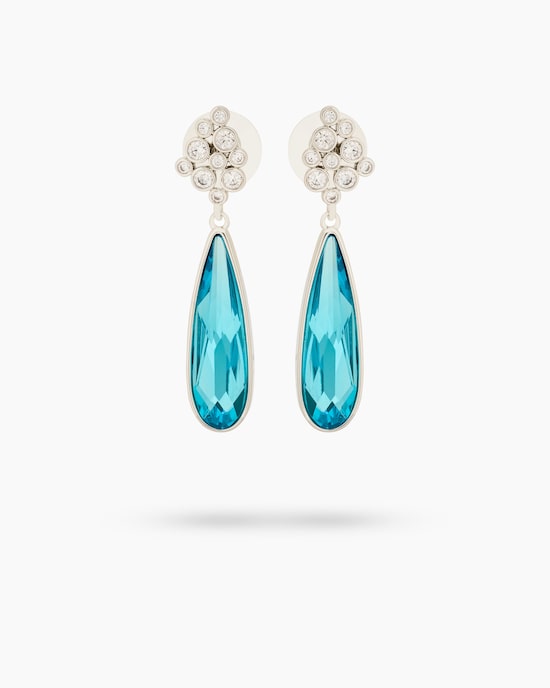 Produktabbildung für Ohrhänger mit Glasstein und Zirkonia