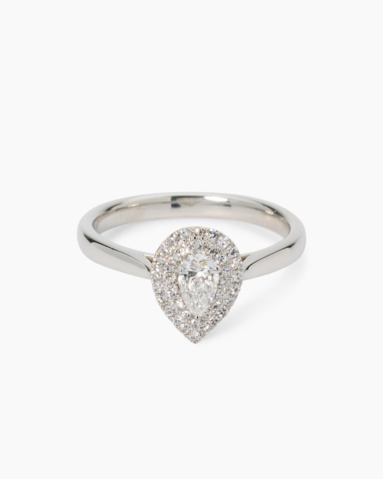 Produktabbildung für Brillant- + Diamantring ca. 0,50 ct