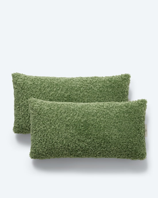 Produktabbildung für Kissen in Teddy-Optik, 2tlg.