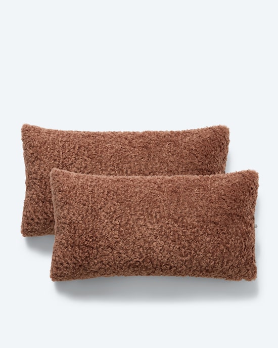 Produktabbildung für Kissen in Teddy-Optik, 2tlg.