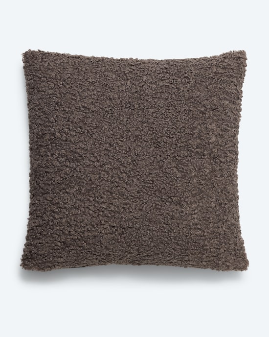Produktabbildung für Kissen mit Teddy- / Nubukleder-Optik