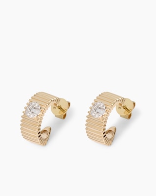 Produktabbildung 2 für Ohrstecker mit Brillanten & Diamanten ca. 0,09 ct