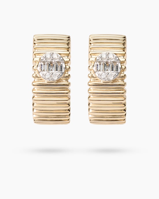 Produktabbildung für Ohrstecker mit Brillanten & Diamanten ca. 0,09 ct