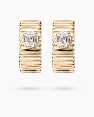 Produktabbildung 1 für Ohrstecker mit Brillanten & Diamanten ca. 0,09 ct