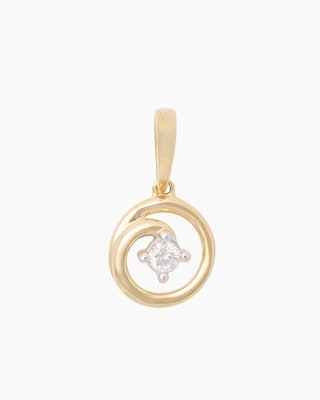 Produktabbildung 1 für Brillant-Anhänger ca. 0,05 ct
