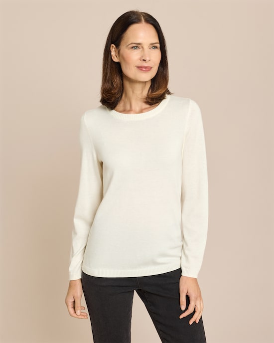 Produktabbildung für Pullover mercerisierter Wollanteil