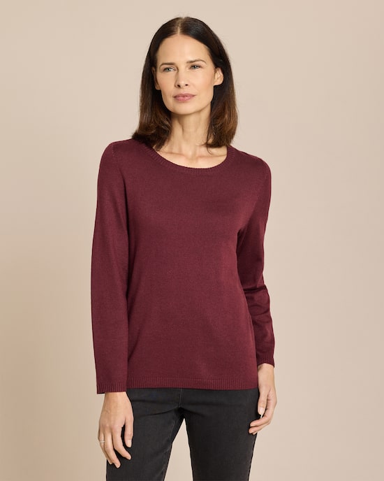 Produktabbildung für Pullover mercerisierter Wollanteil