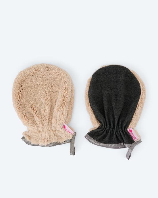 Produktabbildung für Wasch- & Peelinghandschuh im 2er Set