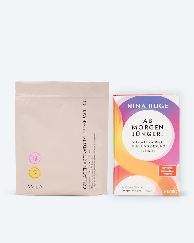 Nina Ruge Buch: Ab morgen jünger! + Collagen Activator