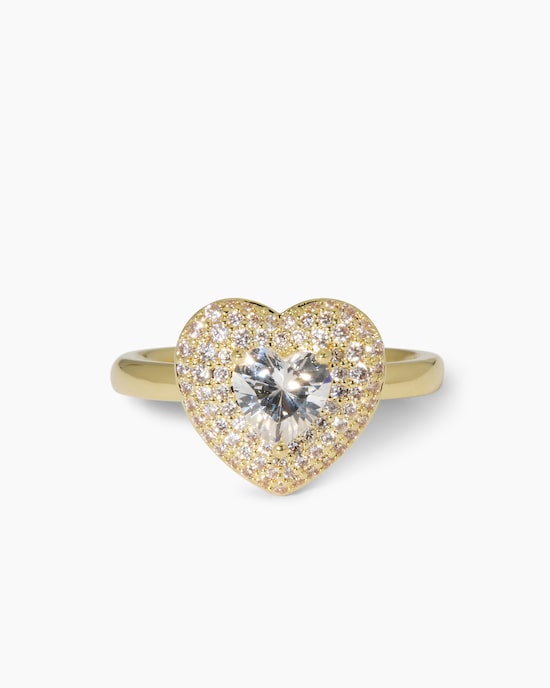 Produktabbildung für Ring mit Herz-Zirkonia
