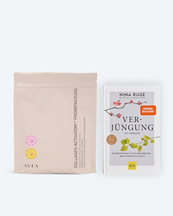 Produktabbildung für Nina Ruge Buch: Verjüngung ist möglich + Collagen Activator