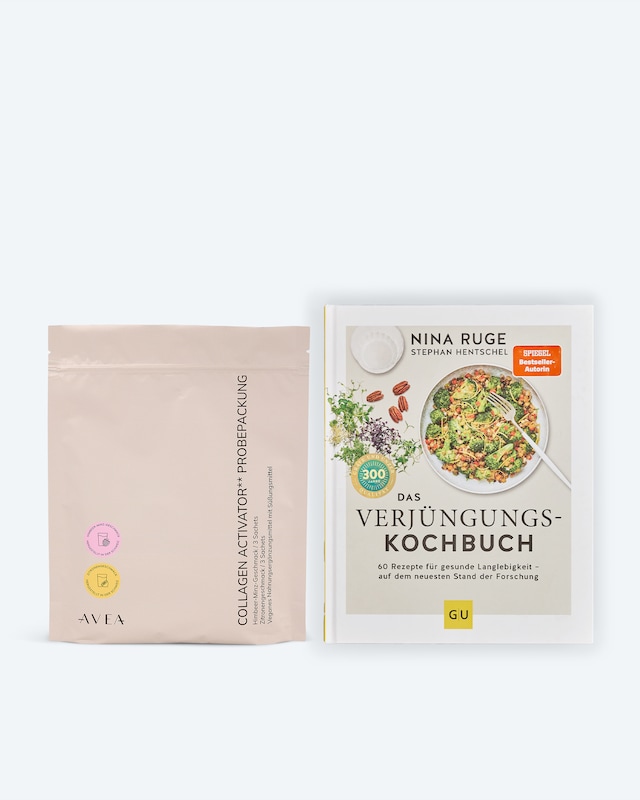 Verjüngungs-Kochbuch mit Collagen