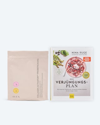 Produktabbildung 1 für Nina Ruge Buch: Der Verjüngungs-Plan + Collagen Activator