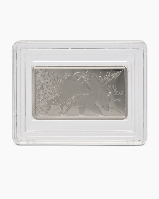 Produktabbildung für Platinbarren Bulle & Bär
