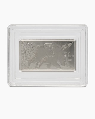 Produktabbildung 1 für Platinbarren Bulle & Bär