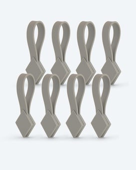 Produktabbildung für Magnetische Handtuchhalter 8er Set