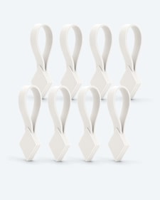 Produktabbildung für Magnetische Handtuchhalter 8er Set