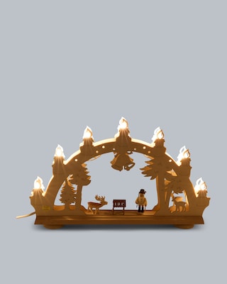 Produktabbildung 2 für 3D-Lichterbogen "Jäger im Wald"