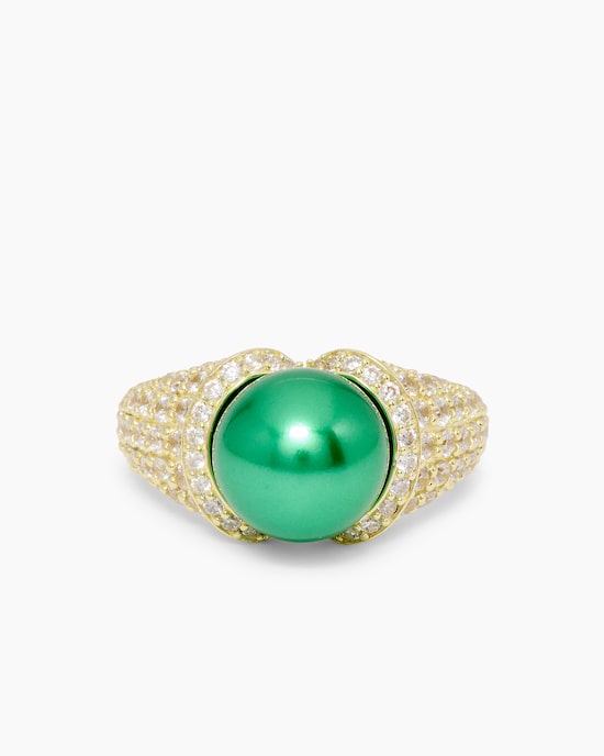 Produktabbildung für Ring mit Zirkonia & MK-Perle 12 mm