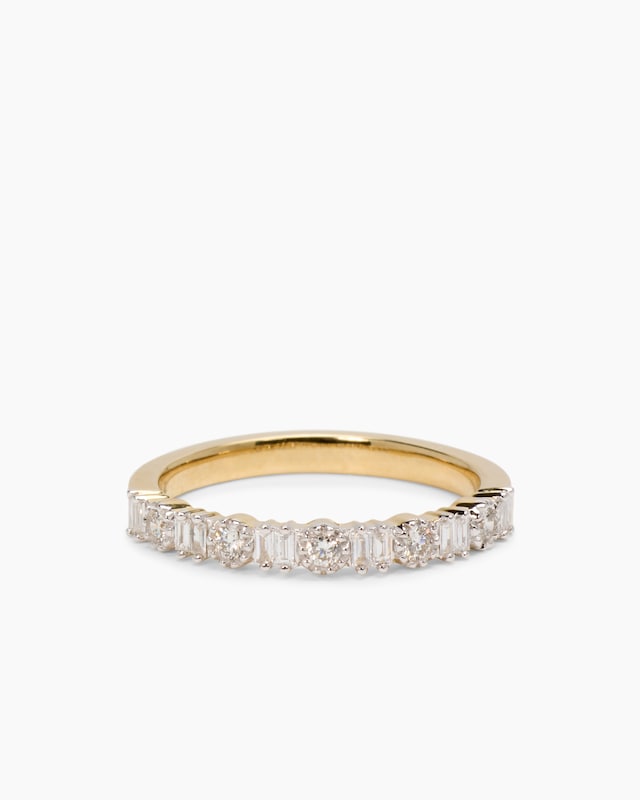 Ring mit Brillanten & Diamanten 0,20 ct