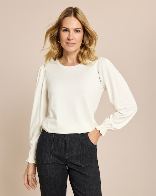 Produktabbildung für Shirt mit Schulterdetail