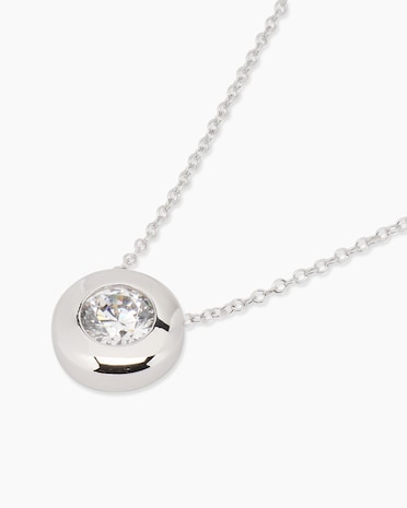 Produktabbildung für Kette mit Anhänger und Zirkonia