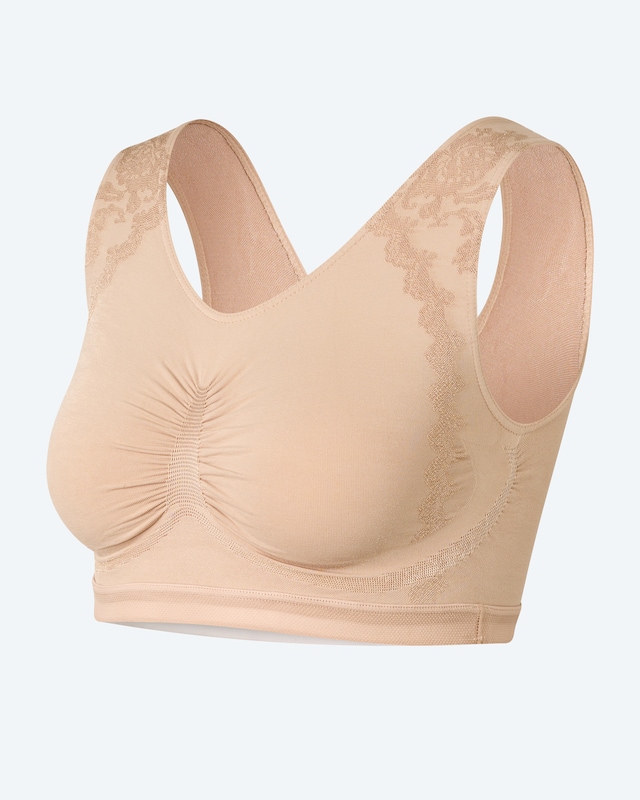 PU R-Bustier Schimmerdesign Antirutsch