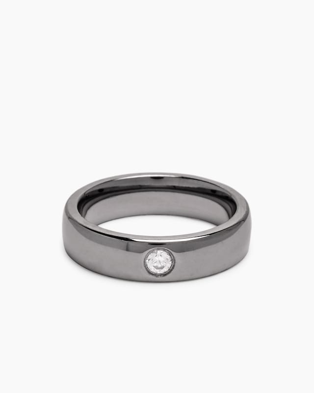 Tantal-Ring mit Zirkon