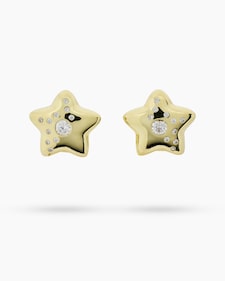 Produktabbildung für Ohrclipstecker "Stern" mit Zirkonia