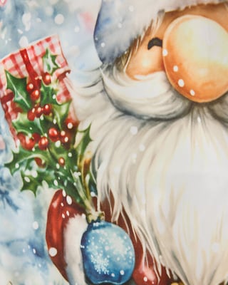 Produktabbildung 3 für 2 LED Stoff-Wandbilder "Wichtel"