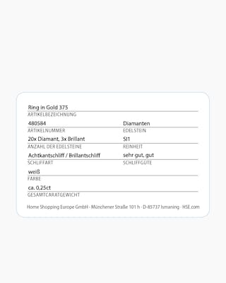 Produktabbildung 2 für Brill./ Diamantring 0,25 ct