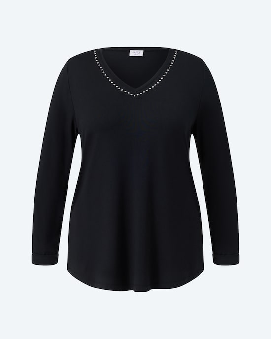 Produktabbildung für Shirt mit Glitzerdetail