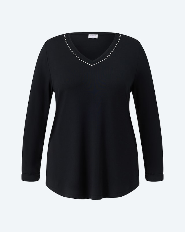 Shirt mit Glitzerdetail